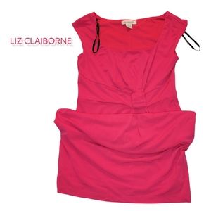 NWT Liz Claiborne Sheath Dress Beach Rose  Size S